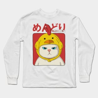 Grumpy Chicken Neko Long Sleeve T-Shirt